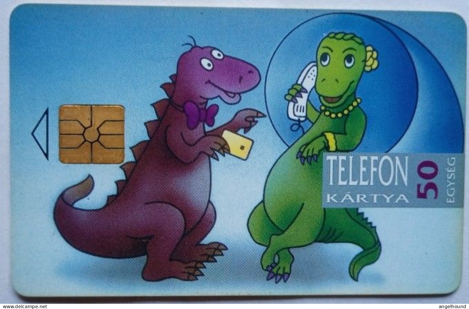 Hungary Telefon Kartya 50 Units  Chip Card - Philatelia Hungarica ( Dinosaur ) - Ungheria