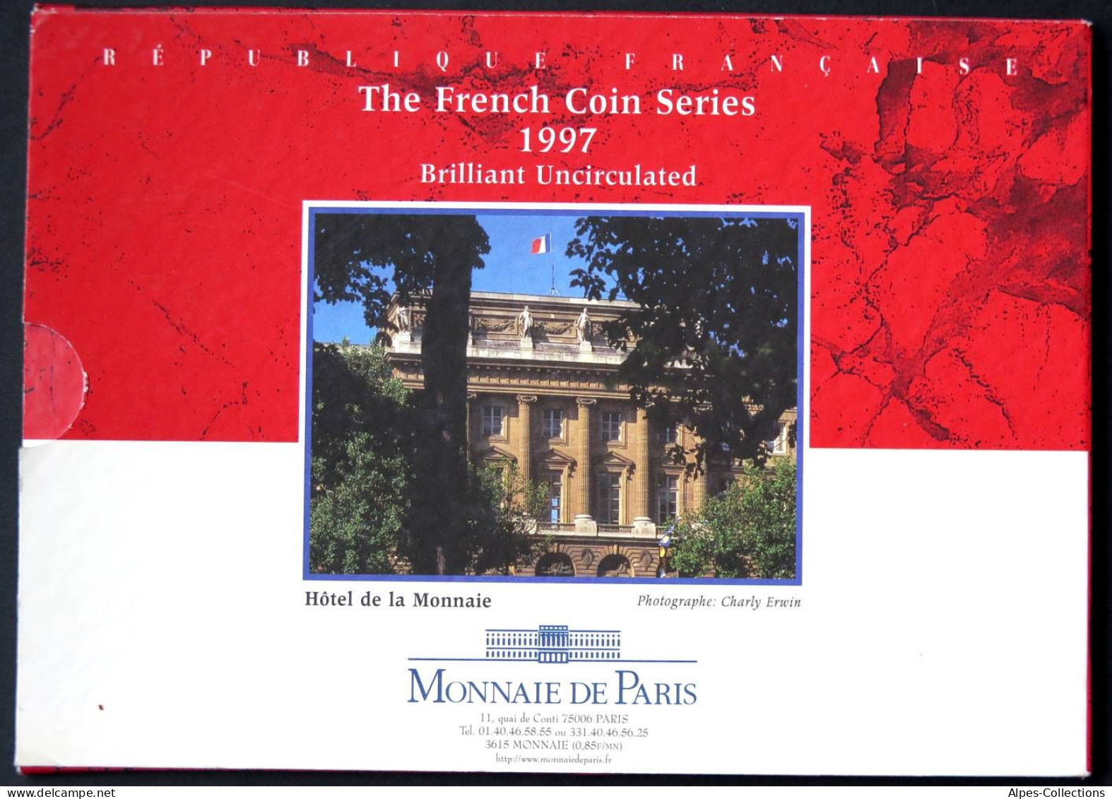 F5200.18 - COFFRET BU - 1997 - 1 Centime à 20 Francs - BU, BE & Münzkassetten