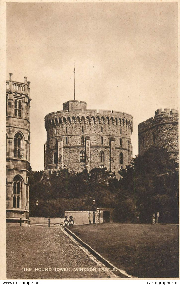 England Windsor Castle - Round Tower - Windsor Castle