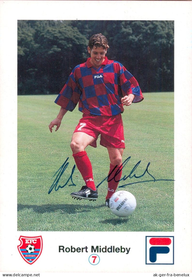 Autogramm AK Robert Middleby KFC Uerdingen 05 97-98 FC Bayer Eintracht Trier Australia FFA Newcastle New South Wales - Autógrafos