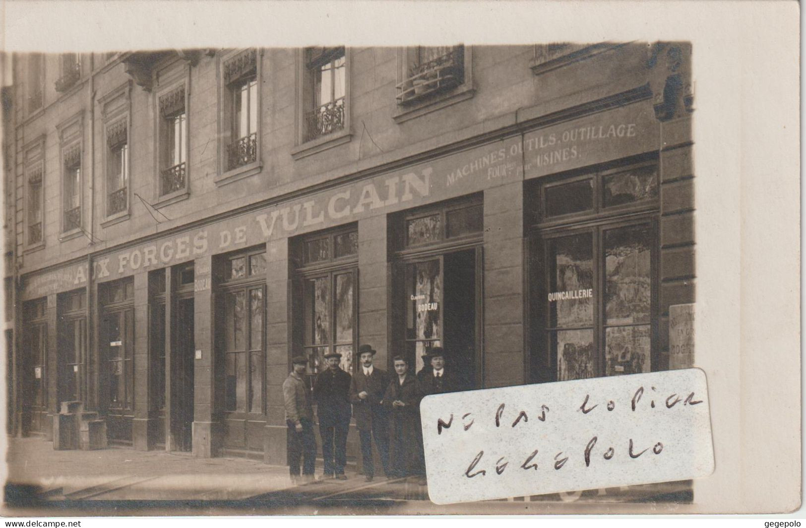 LYON - " Aux Forges De Vulcain " - Claudius Bodeau , Situé 246 Avenue De Saxe ( Carte Photo ) - Lyon 3