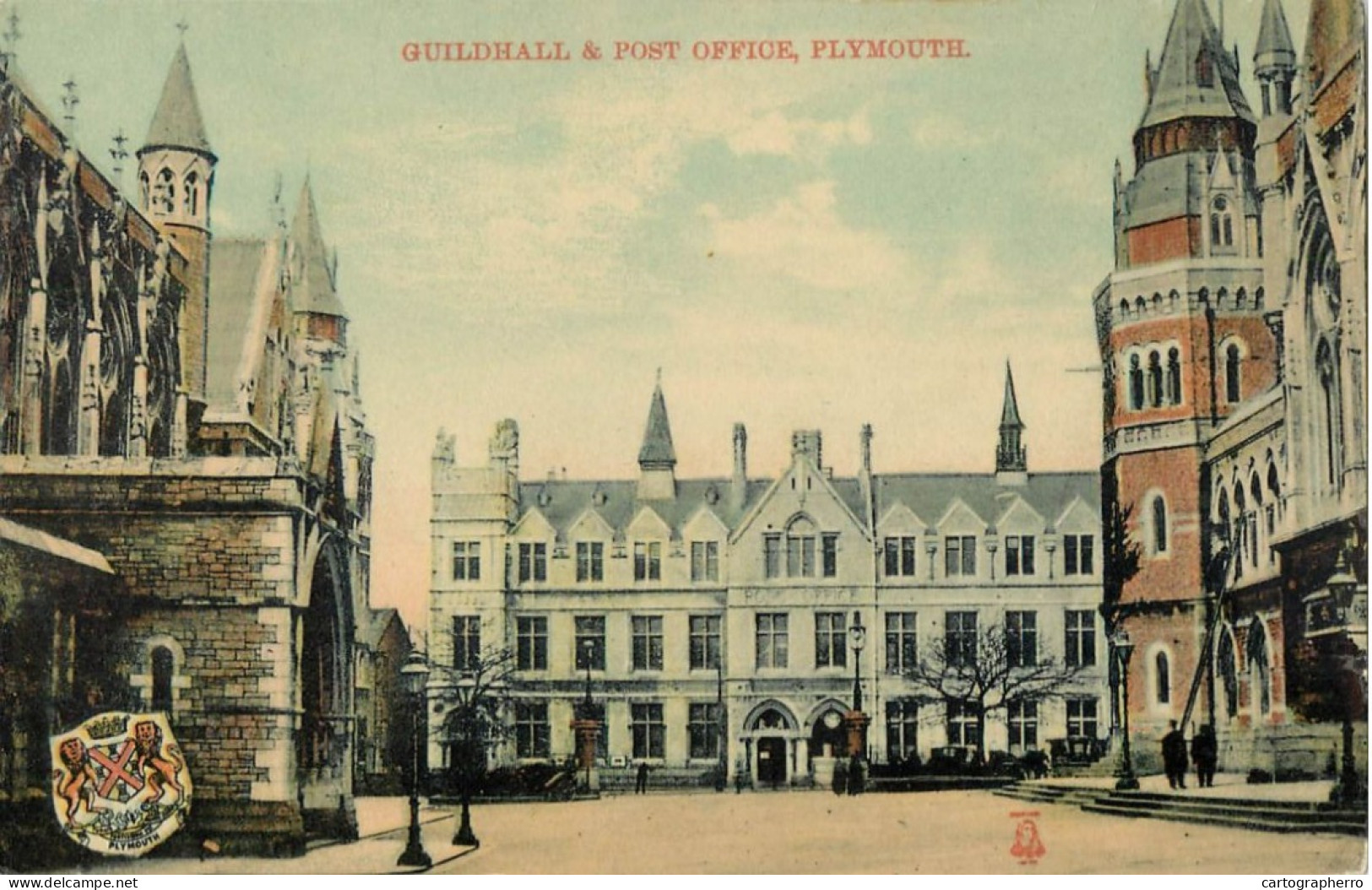 England Plymouth Guildhall & Post Office - Plymouth