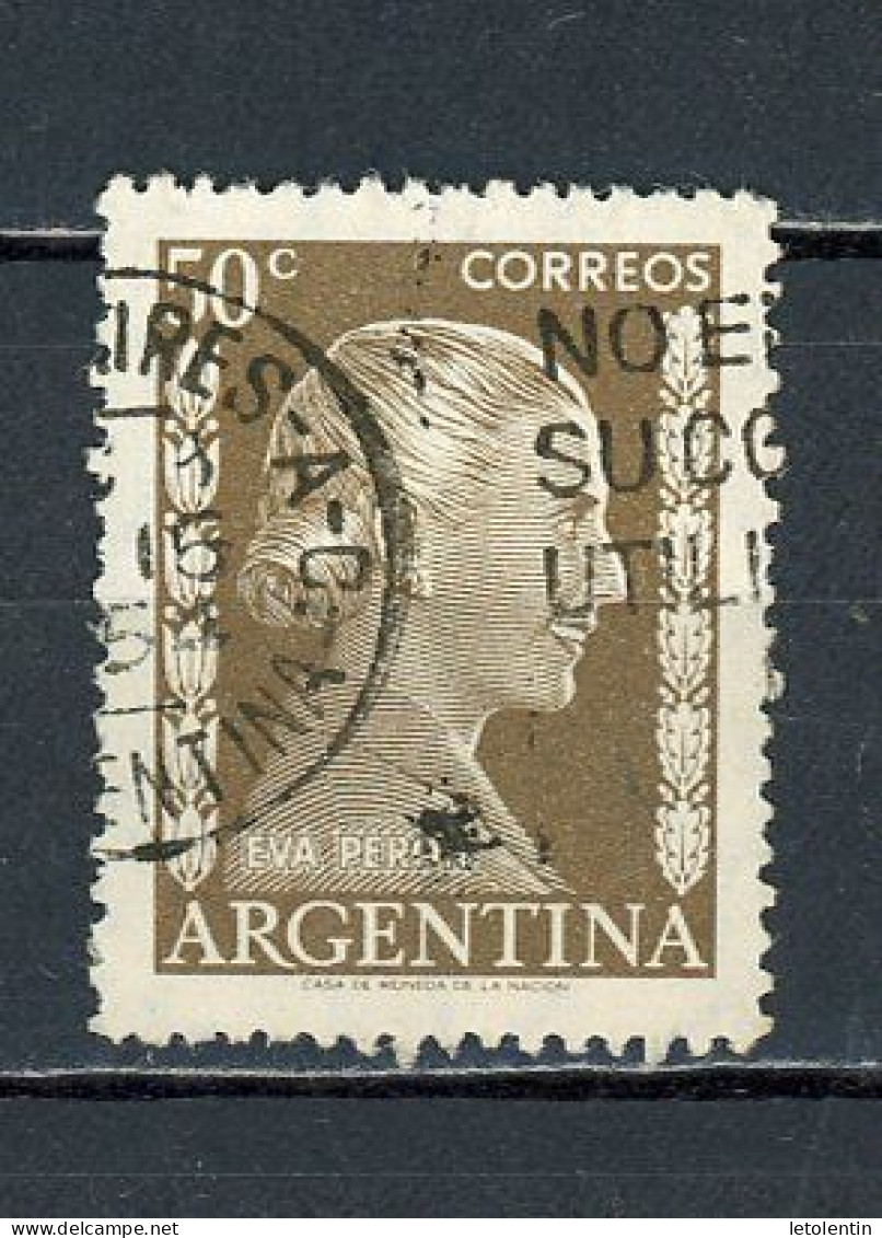 ARGENTINE : EVA PERON  - N° Yvert 524 Obli. - Used Stamps