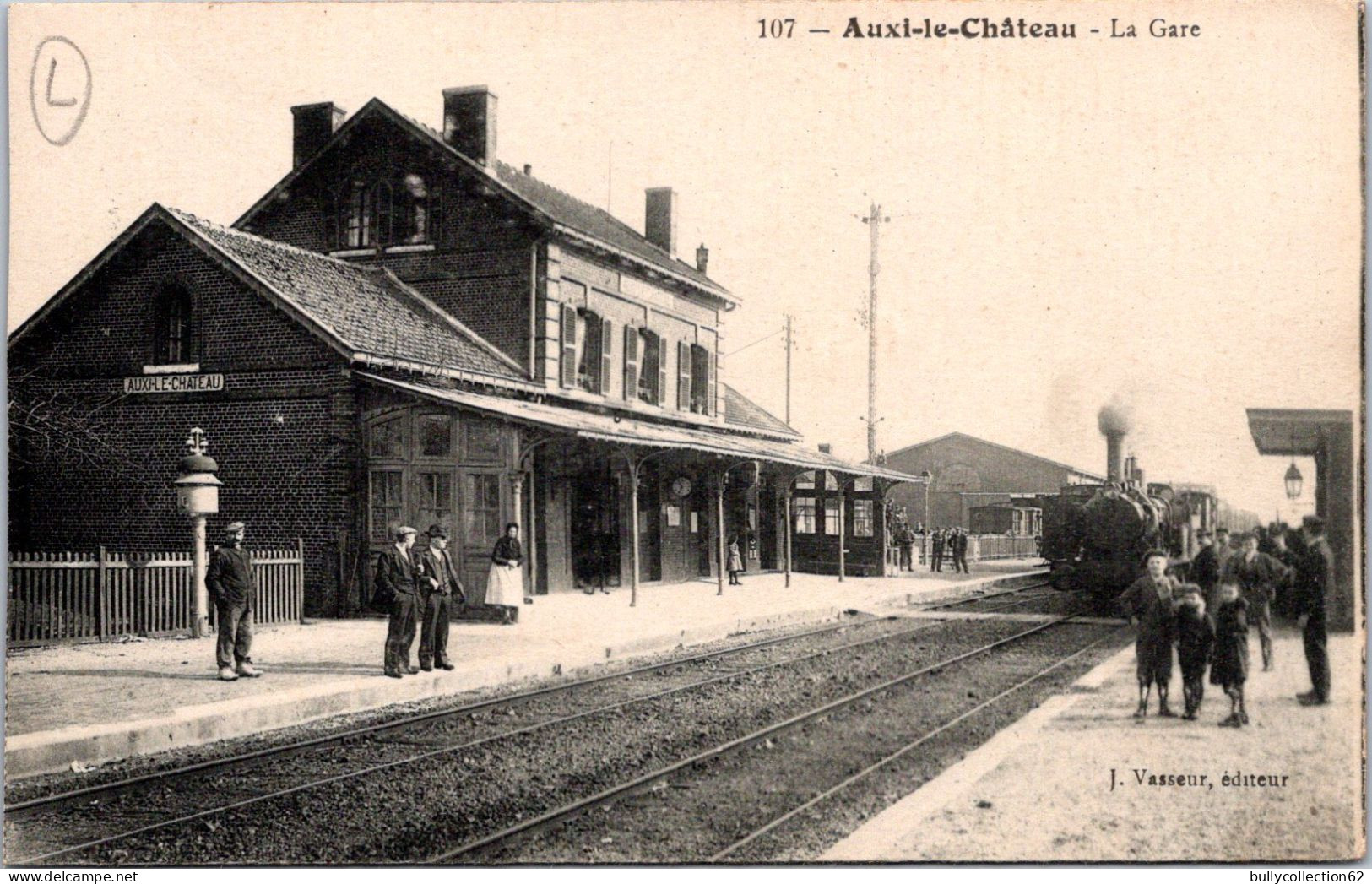 CPA - SELECTION -  AUXI LE CHATEAU - La Gare - Auxi Le Chateau