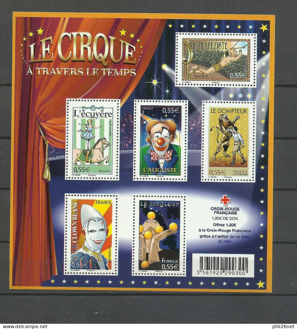 France Bloc N° 121  Cirque      Neuf * * TB Jamais Plié = MNH VF   Voir Scan    Soldé ! ! ! - Neufs