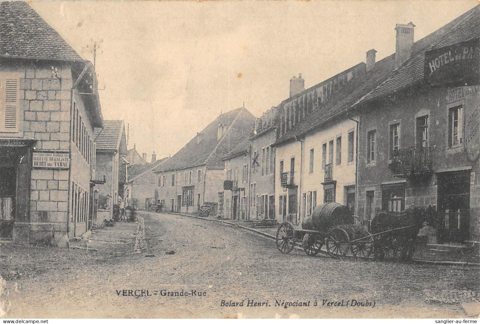 CPA 25 VERCEL / GRANDE RUE - Sonstige & Ohne Zuordnung