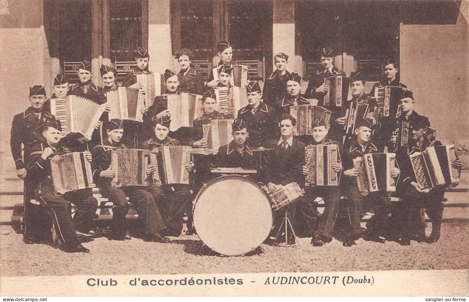 CPA 25 AUDINCOURT / CLUB D'ACCORDEONISTES - Other & Unclassified