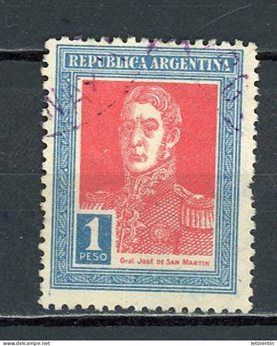ARGENTINE : CONGRES POSTAL  - N° Yvert 263 Obli. - Used Stamps