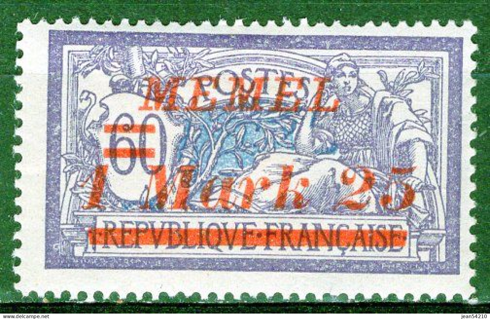 MEMEL - Timbre N°58 Neuf A/charnière - Unused Stamps