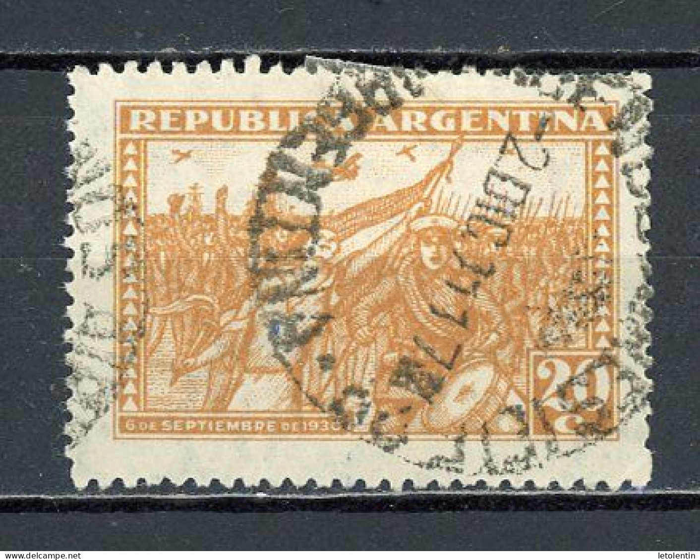 ARGENTINE : ANNI. REVOLUTION DE 1930  - N° Yvert 340 Obli. - Used Stamps