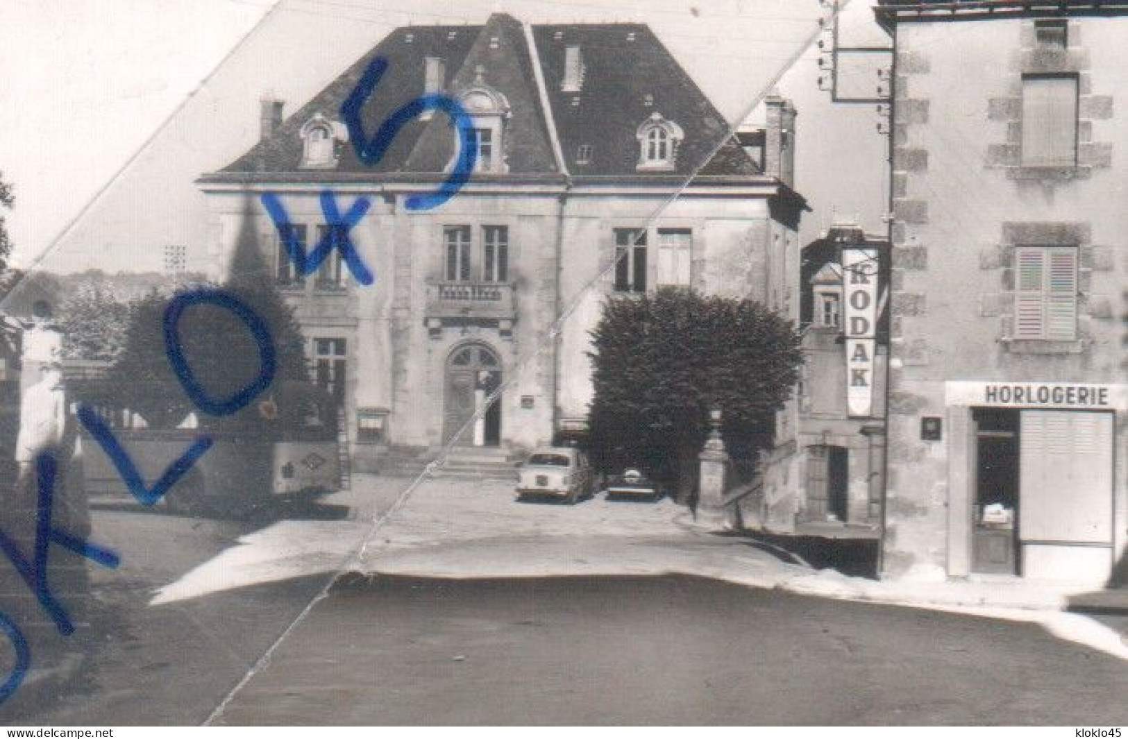 87 AMBAZAC ( Haute-Vienne )  Place De La Mairie -  Boutique HORLOGERIE  KODAK - Parvis église - CPSM  Cim N° 4444 - Ambazac