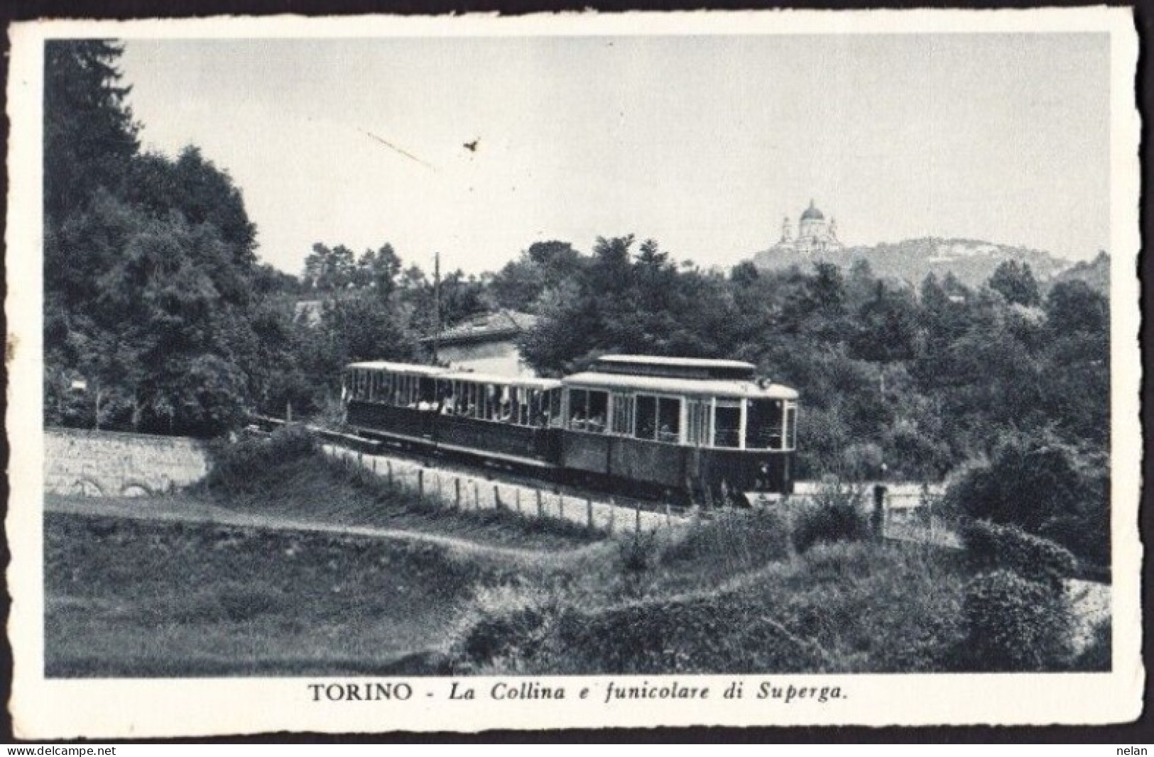TORINO - LA COLLINA E FUNICOLARE DI SUPERGA - Mehransichten, Panoramakarten