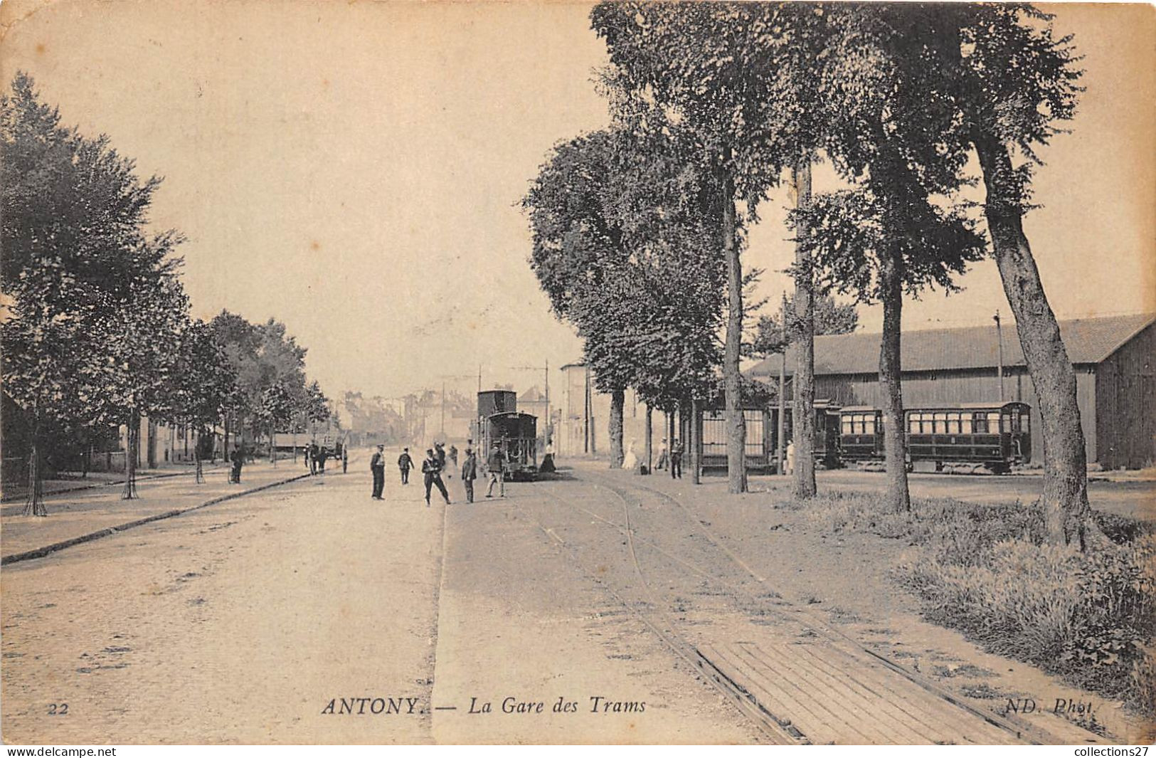 92-ANTONY- LA GARE DES TRAMS - Antony