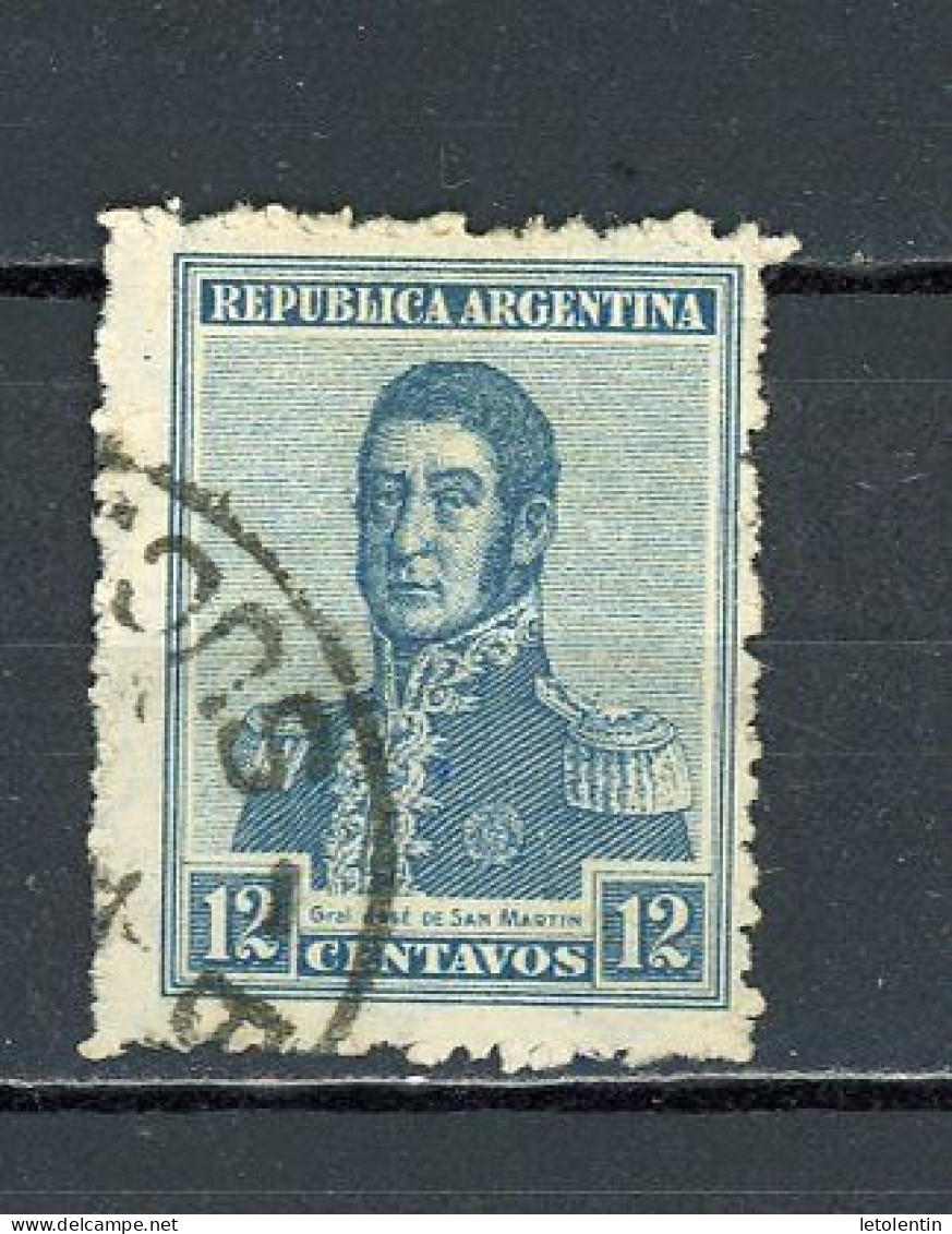 ARGENTINE : SAN MARTIN  - N° Yvert 272 Obli. - Usados