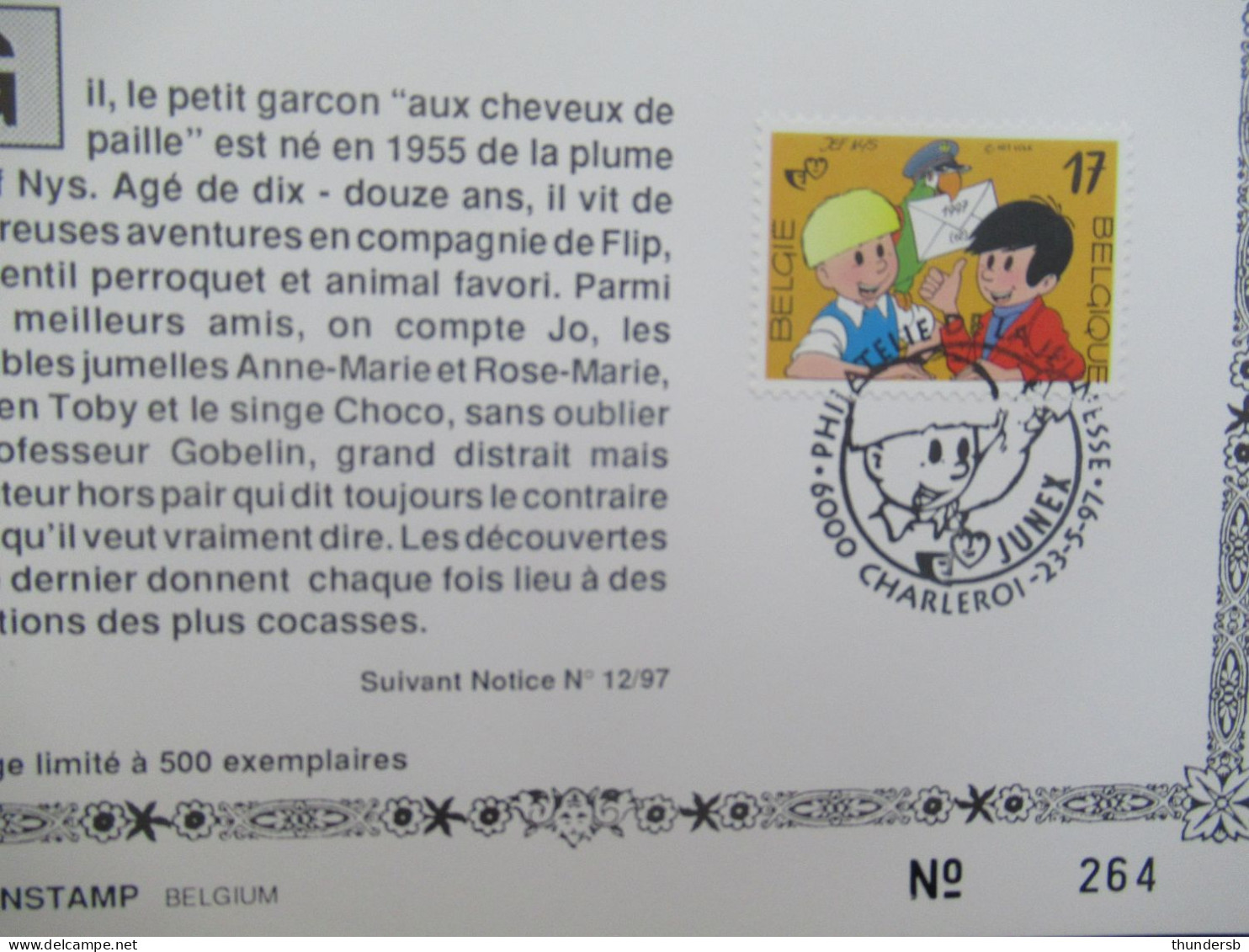 2707 'Jommeke - Gil' - Tirage Limité à 500 Exemplaires! - Commemorative Documents