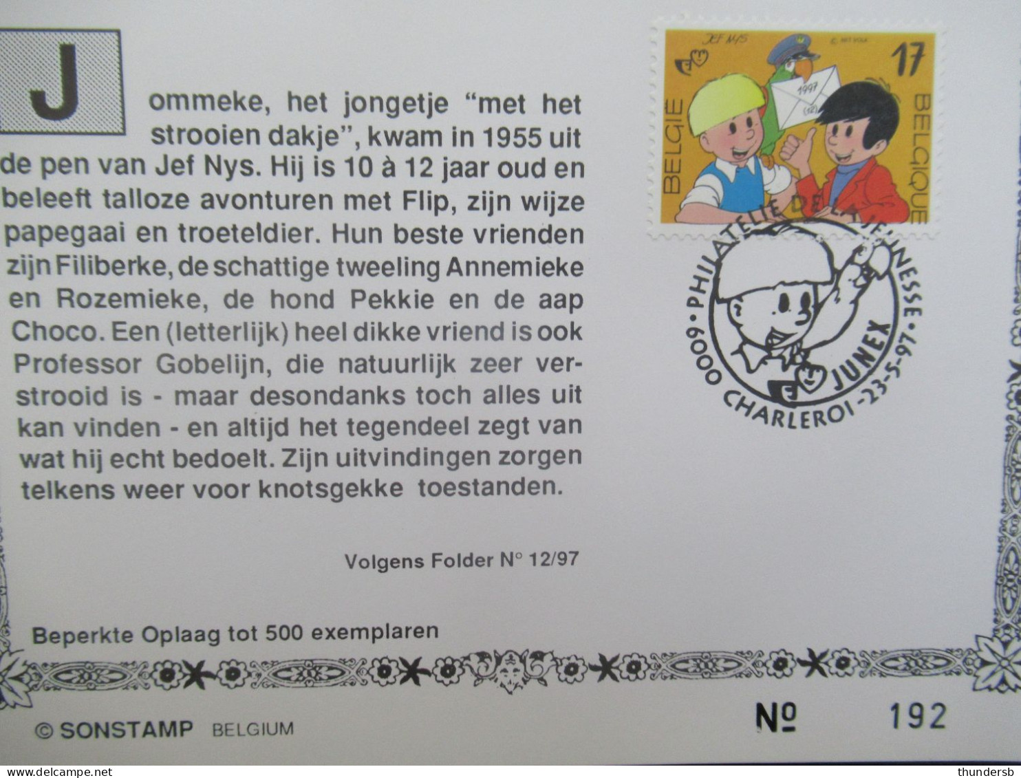 2707 'Jommeke - Gil' - Tirage Limité à 500 Exemplaires! - Commemorative Documents