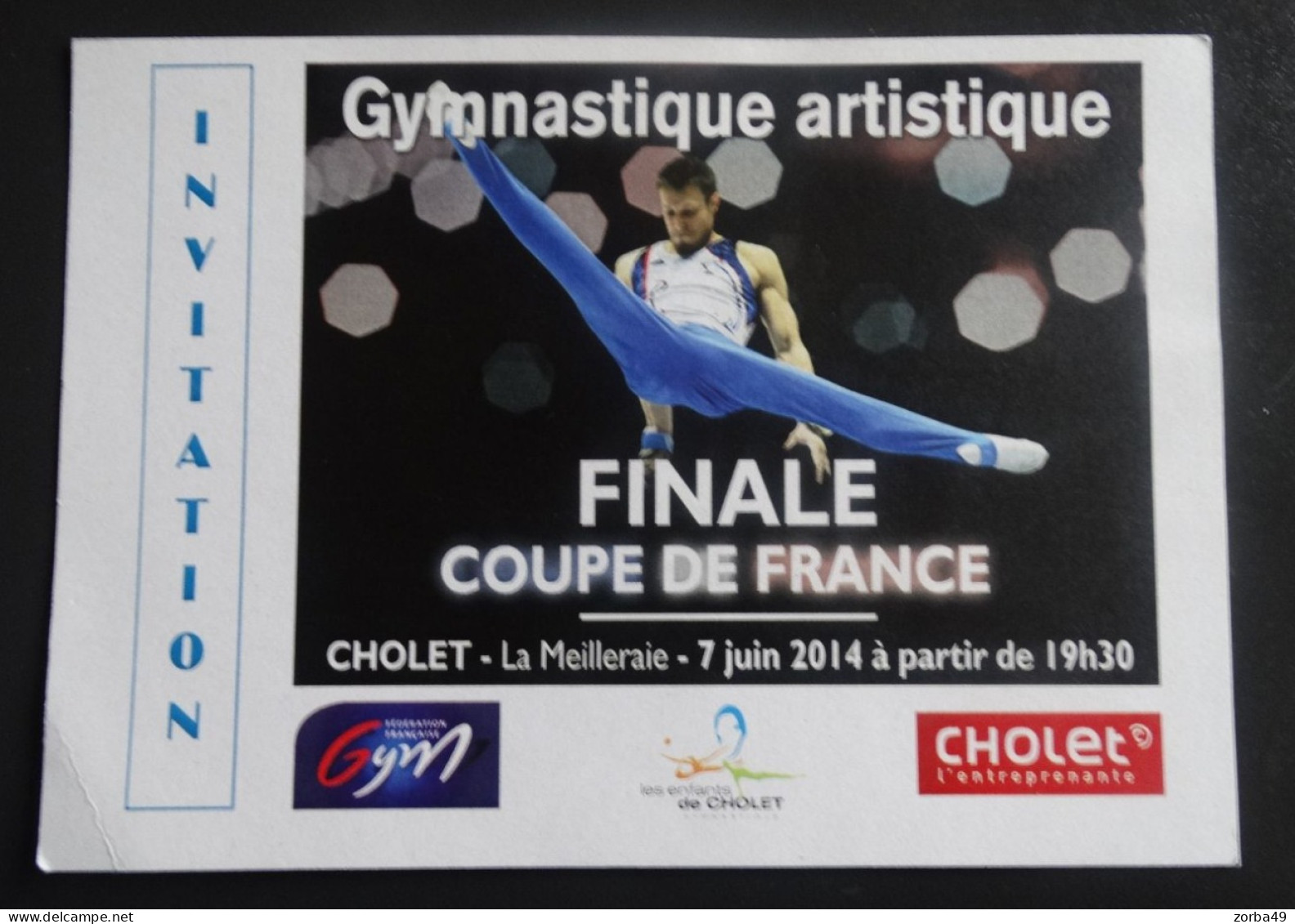 CHOLET Invitation Finale Coupe De France De Gymnastique Artistique 2014 - Gymnastiek