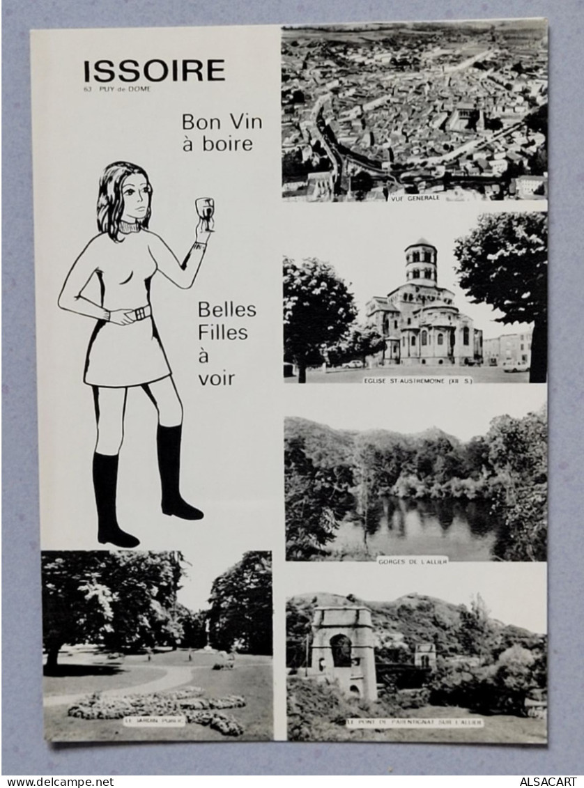 Issoire , Bon Vin à Boire Et Belle Filles à Voir ,vue Aérienne - Issoire