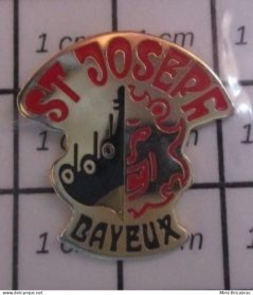 715A   Pins Pin's / Rare & Belle Qualité ADMINISTRATIONS / ECOLE COLLEGE ST JOSEPH BAYEUX DRAKKAR LEOPARD NORMANDIE - Administrations