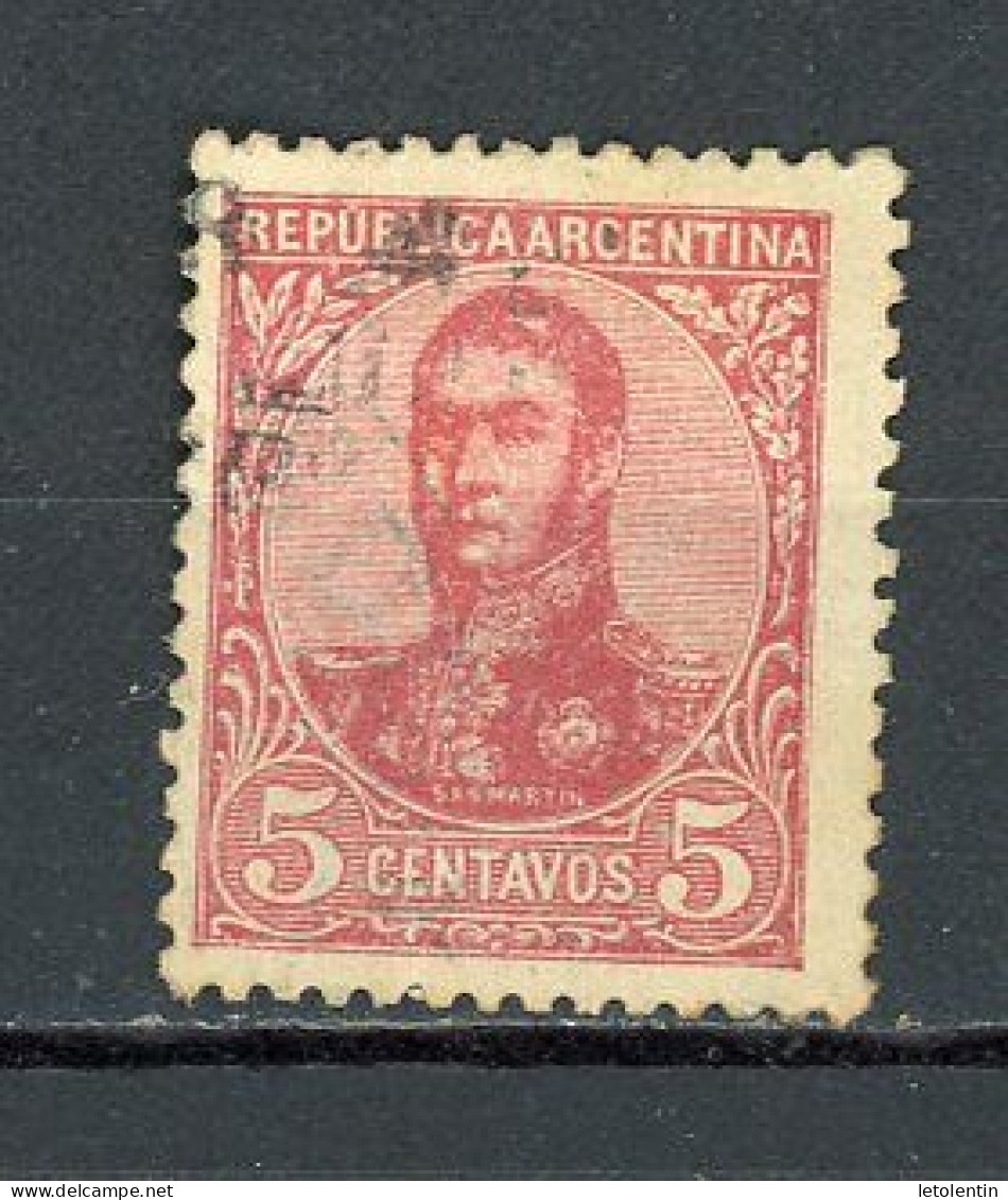 ARGENTINE : SAN MARTIN  - N° Yvert 137 Obli. - Used Stamps