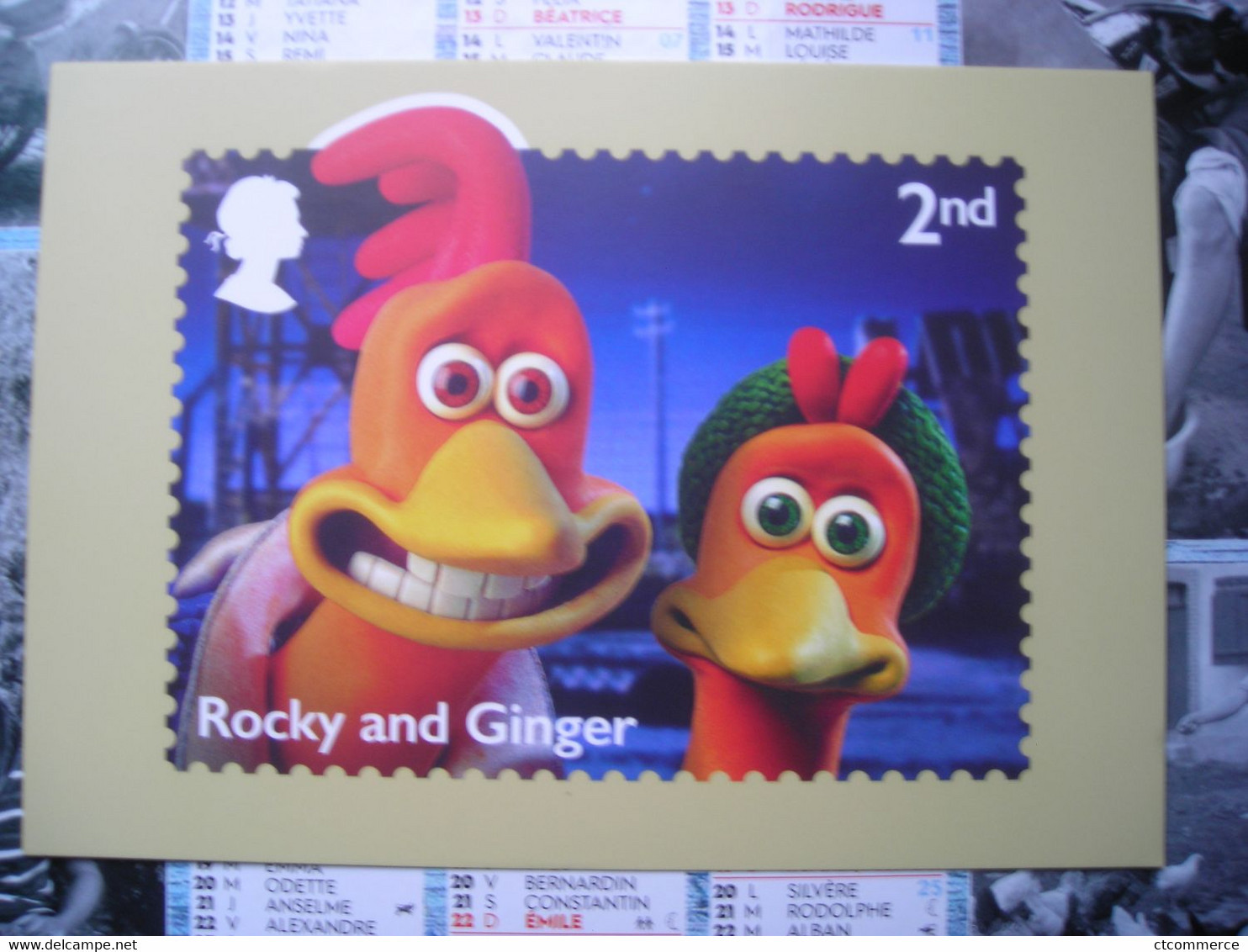 PHQ Wallace & Gromit, Rocky And Ginger - Briefmarken (Abbildungen)