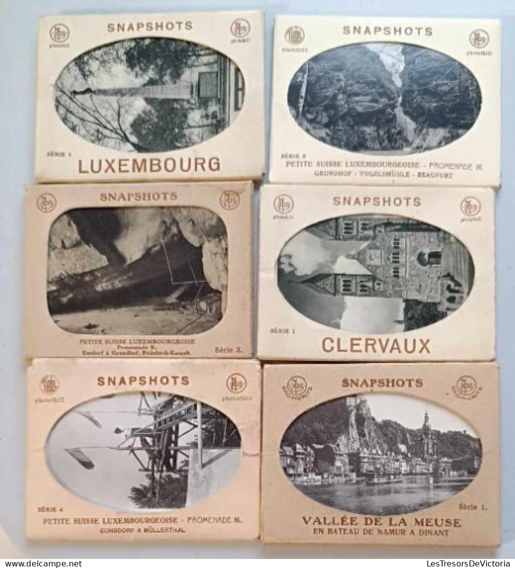 Lot De 6 Carnets De Vues - Vallée De La Meuse - Petite Suisse - Clervaux  - Cartes Postales Anciennes - Autres & Non Classés