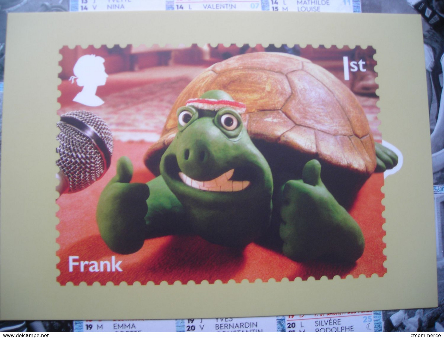 PHQ Wallace & Gromit, Frank, Tortue, Tortoise - Briefmarken (Abbildungen)