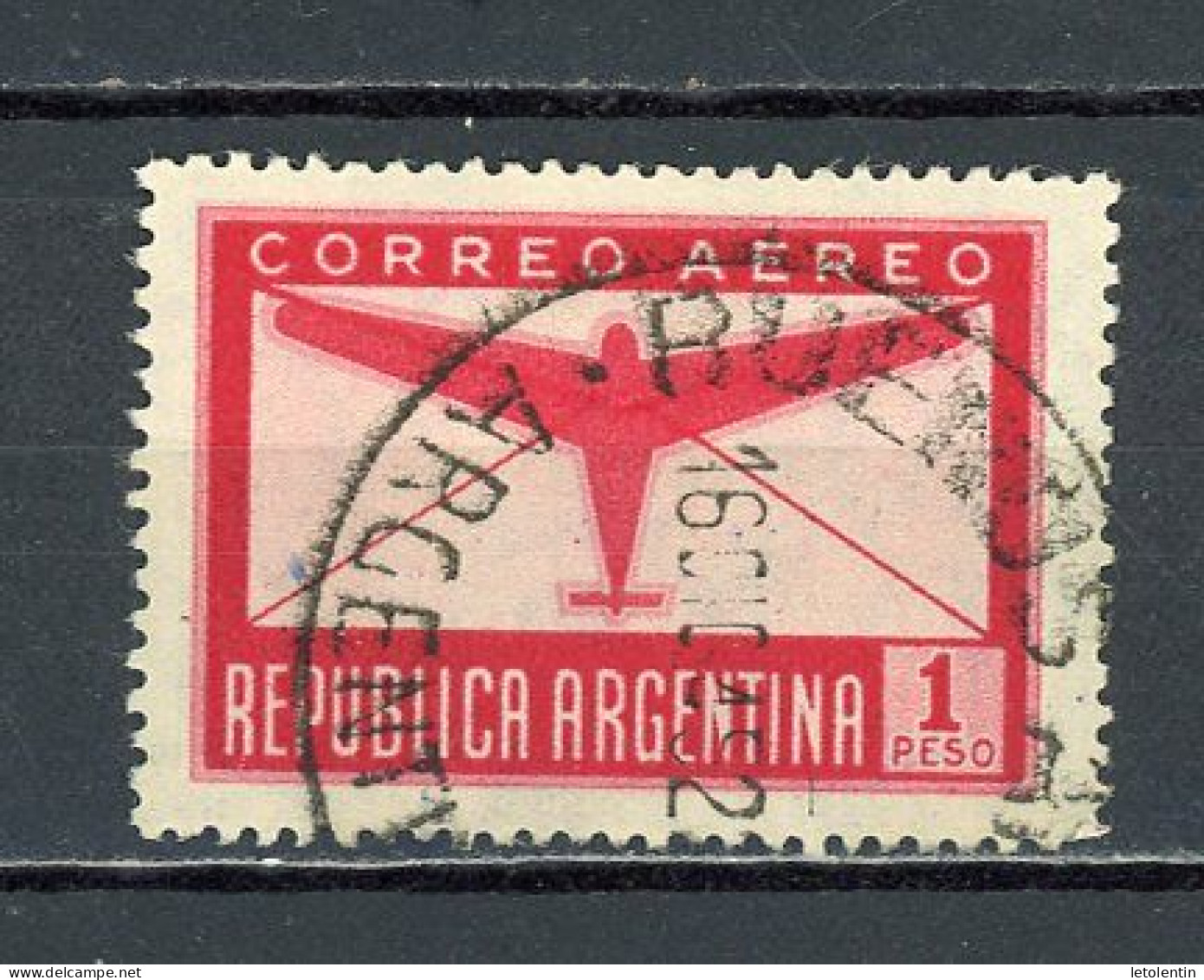 ARGENTINE : POSTE AÉRIENNE  - N° Yvert 26A Obli. - Poste Aérienne