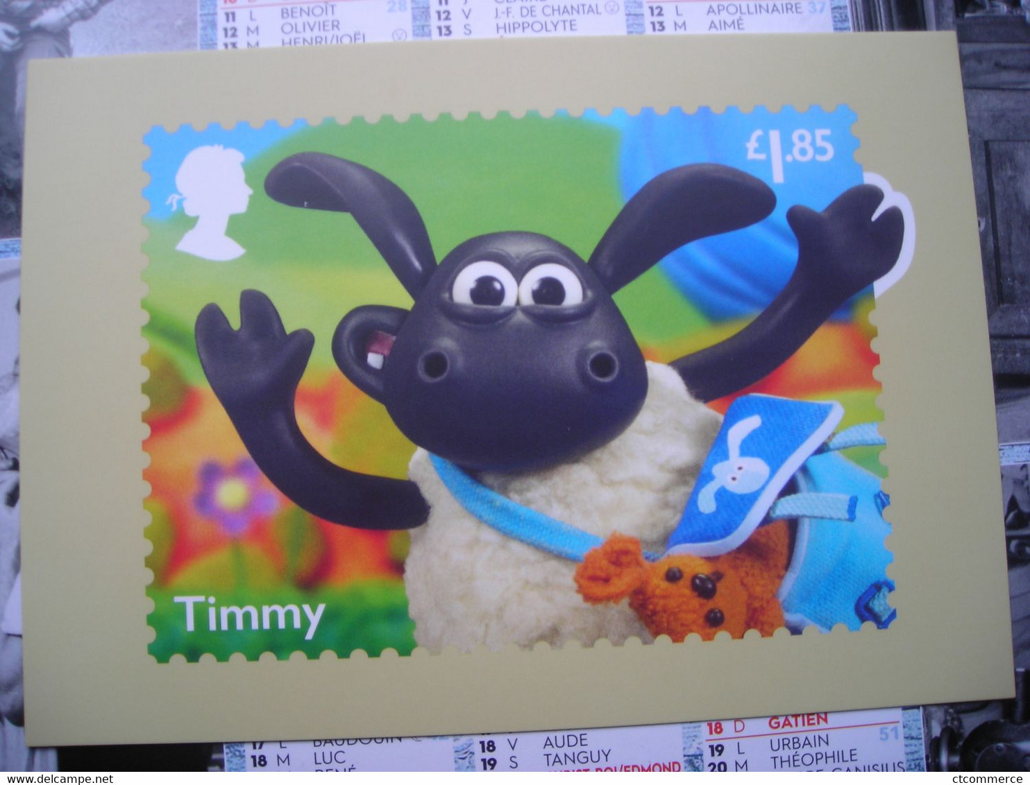 PHQ Wallace & Gromit, Timmy, Brebis - Briefmarken (Abbildungen)
