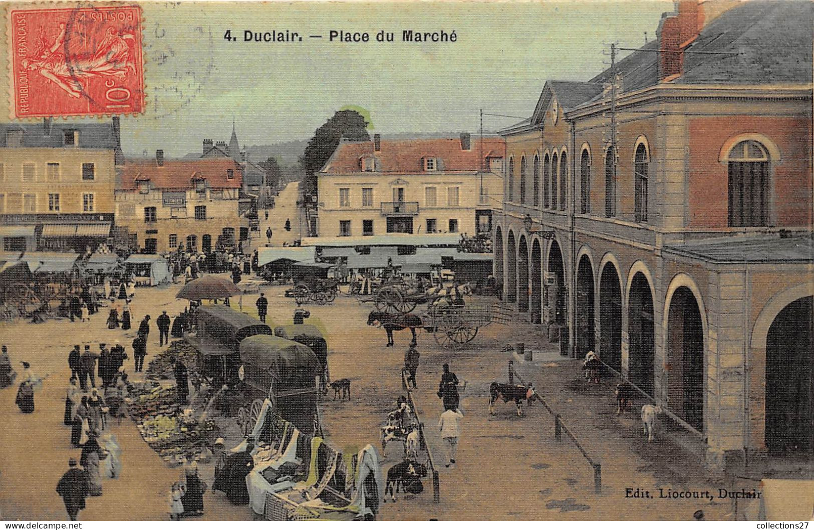 76-DUCLAIR- PLACE DU MARCHE - Duclair