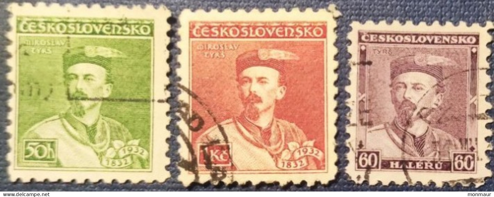 CECOSLOVACCHIA   1932-33  MIROSLAV TYRS - Usati