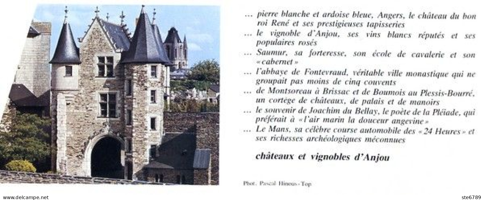 CHATEAUX ET EGLISES D'ANJOU  Revue Photos 1981 BEAUTES DE LA FRANCE N° 88 - Géographie