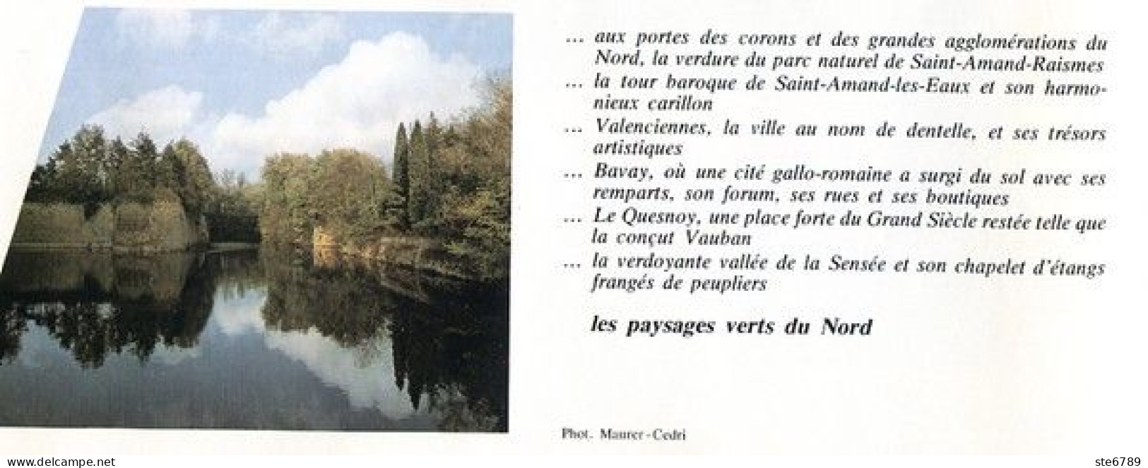 FORETS ET ETANGS DU NORD  Revue Photos 1981 BEAUTES DE LA FRANCE N° 91 - Géographie