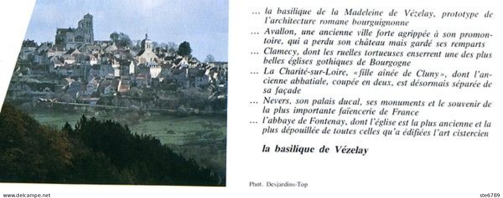 BASILIQUE DE VEZELAY   Revue Photos 1982  BEAUTES DE LA FRANCE N° 97 - Géographie