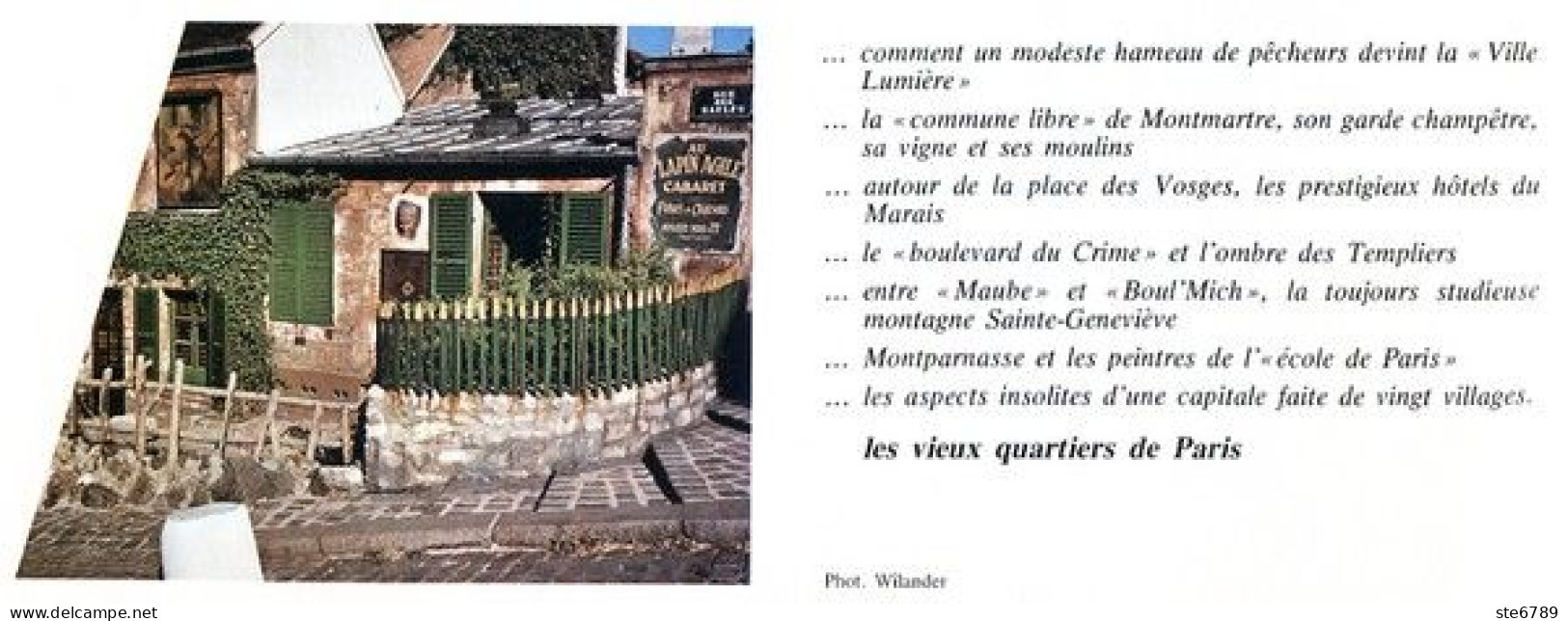 LES VIEUX QUARTIERS DE PARIS   Revue Photos 1981 BEAUTES DE LA FRANCE N° 73 - Geografía