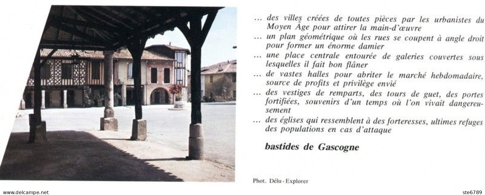 LES BASTIDES EN GASCOGNE  Revue Photos 1981 BEAUTES DE LA FRANCE N° 67 - Géographie