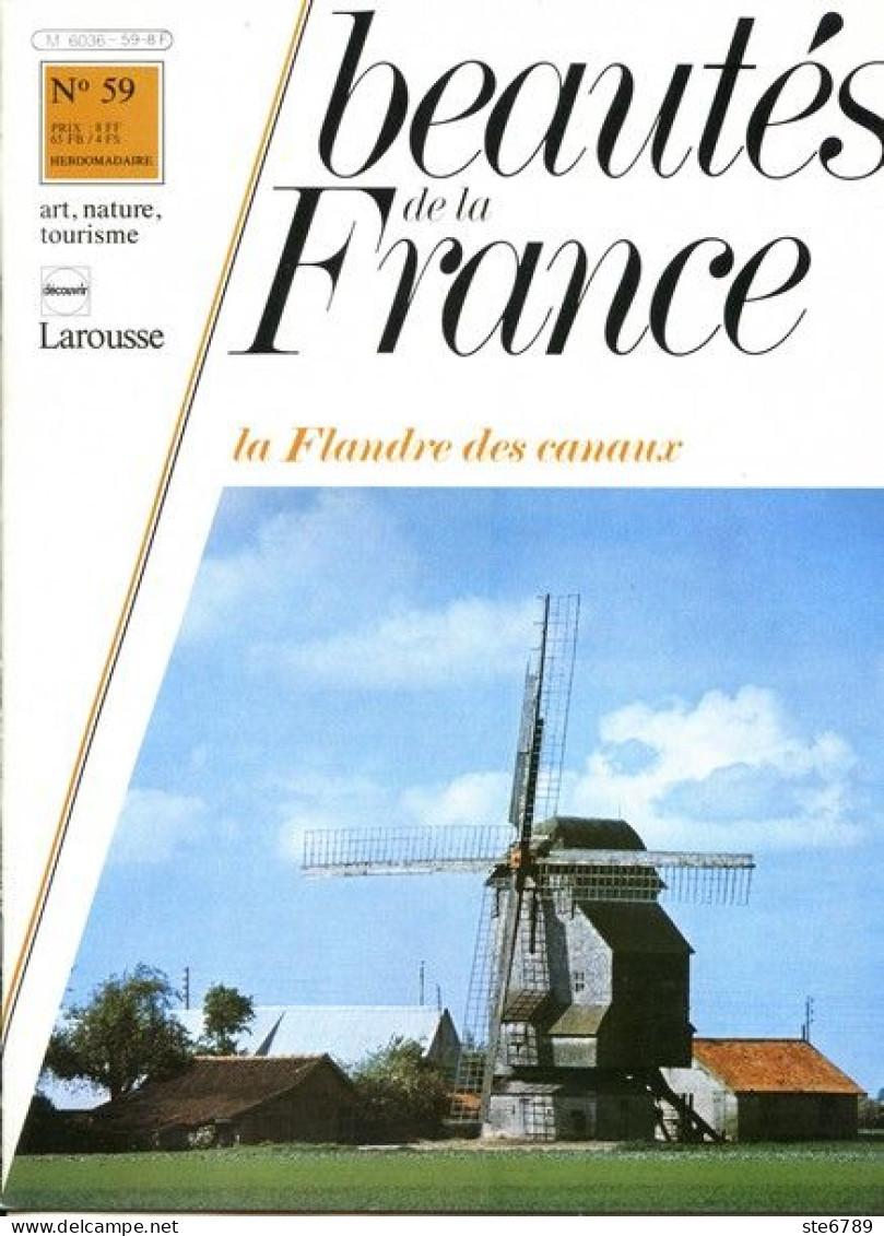 LA FLANDRE DES CANAUX  Revue Photos 1981 BEAUTES DE LA FRANCE N° 59 - Géographie