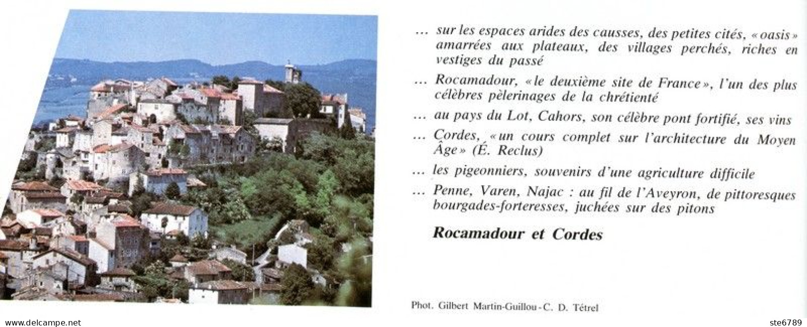 ROCAMADOUR ET CORDES Revue Photos 1981 BEAUTES DE LA FRANCE N° 64 - Géographie