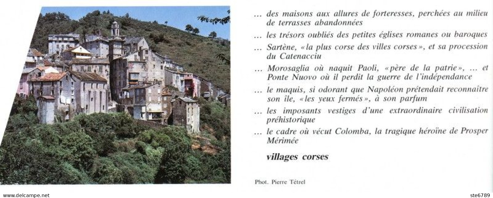 CORSE VILLAGES CORSES  Aux Portes Du Maquis Revue Photos 1981 BEAUTES DE LA FRANCE N° 61 - Geografia