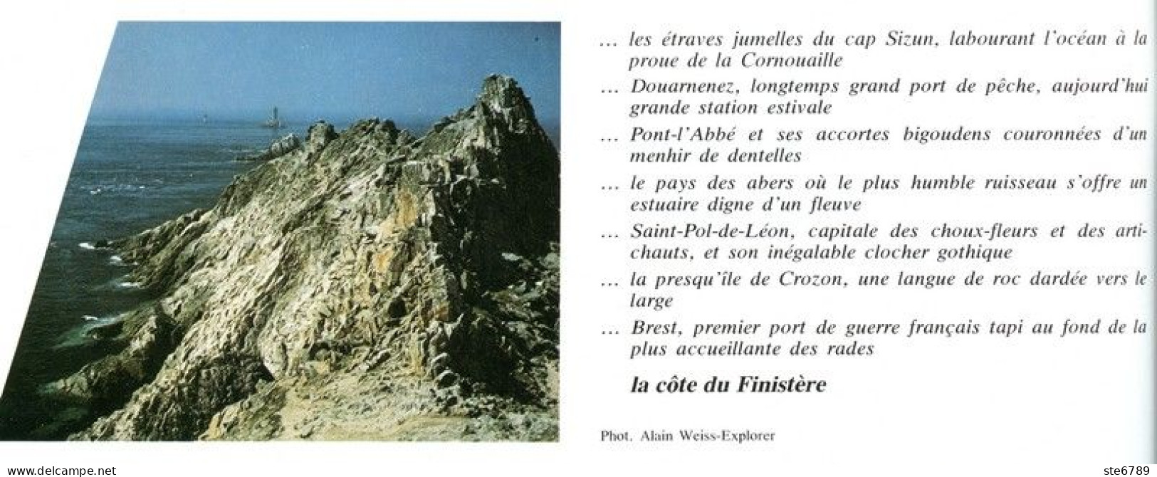 BRETAGNE LA COTE DU FINISTERE LES GRANDS CAPS Revue Photos 1981 BEAUTES DE LA FRANCE N° 53 - Géographie