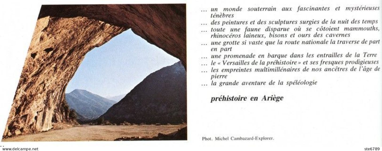 PREHISTOIRE EN ARIEGE Grottes Et Bisons  Revue Photos 1980 BEAUTES DE LA FRANCE N° 44 - Géographie