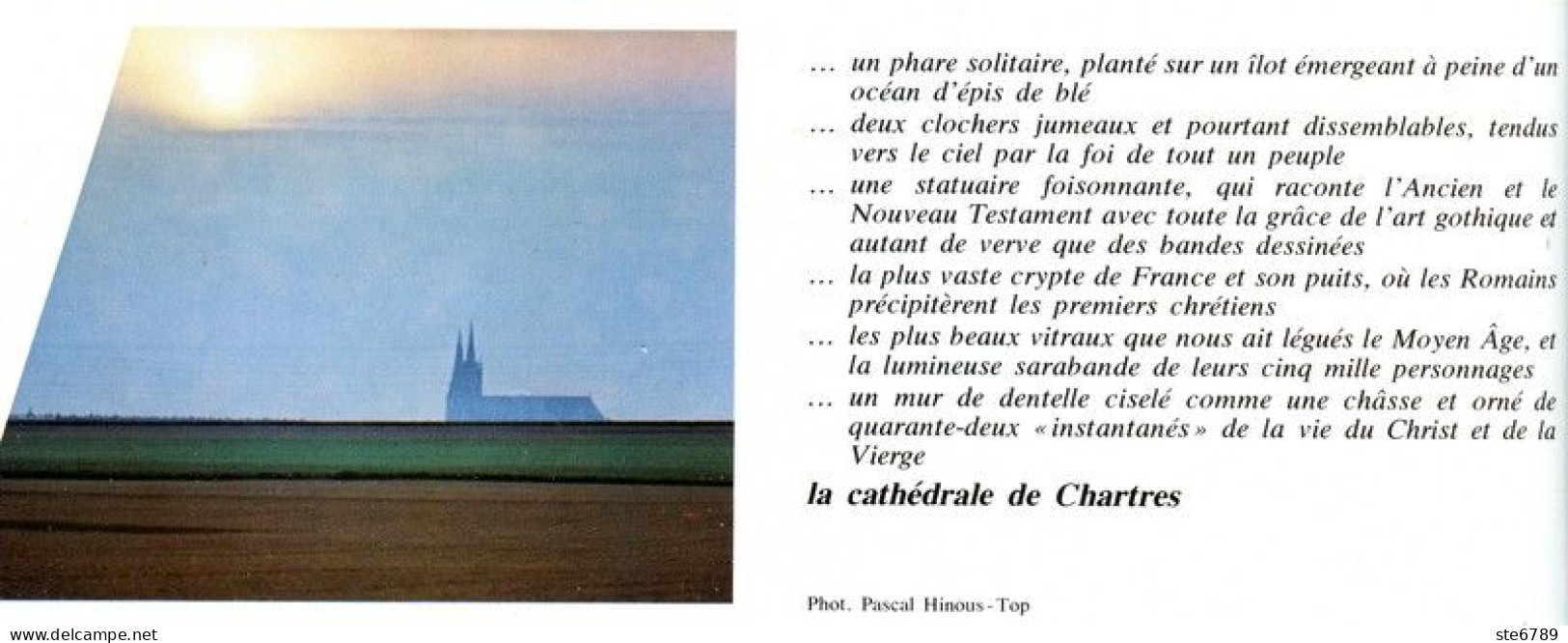 LA CATHEDRALE DE CHARTRES   Revue Photos 1980 BEAUTES DE LA FRANCE N° 31 - Géographie