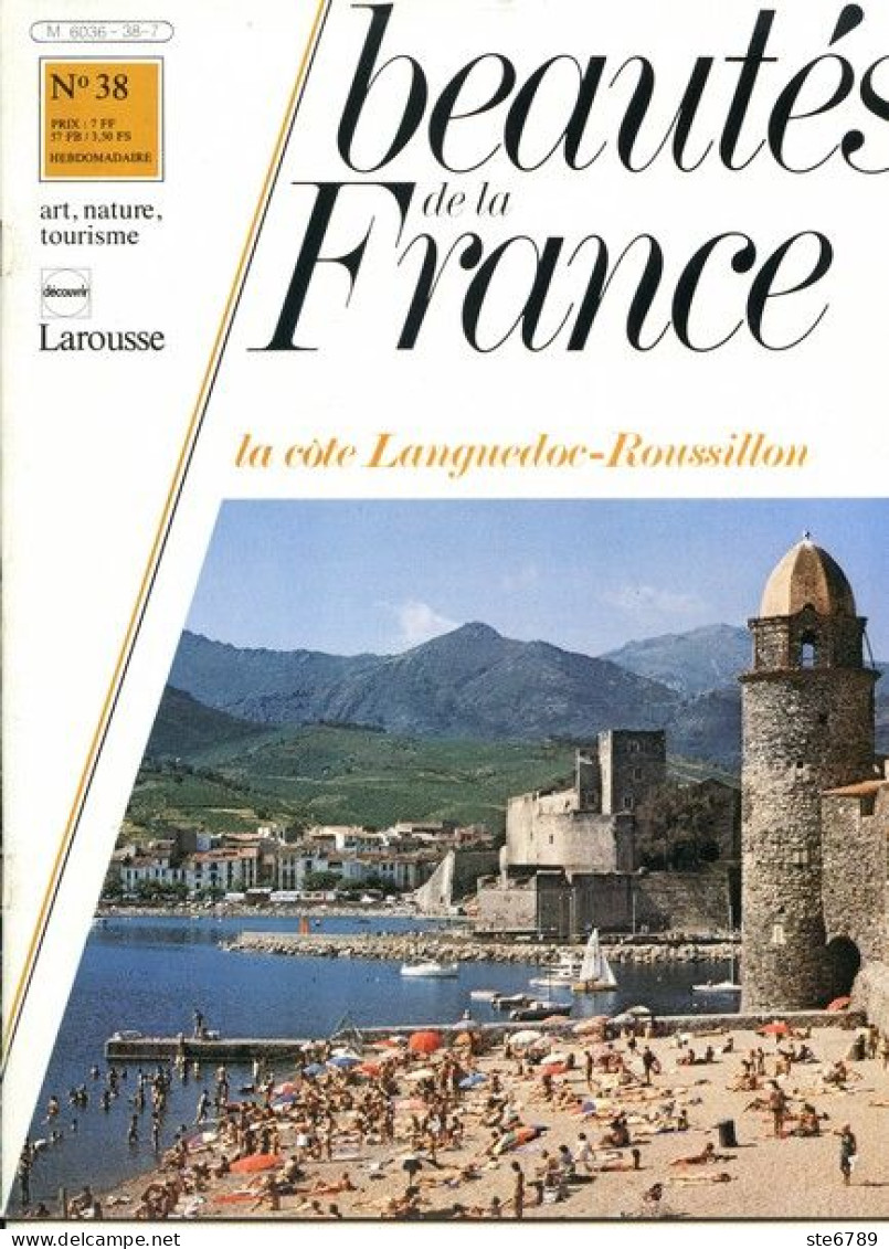 LA COTE LANGUEDOC ROUSSILLON COTE VERMEILLE    Revue Photos 1980 BEAUTES DE LA FRANCE N° 38 - Geografia