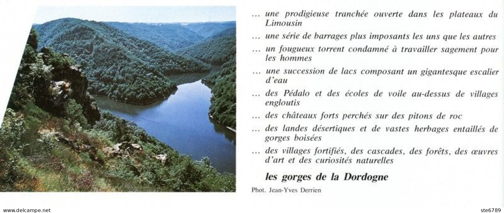 LES GORGES DE LA DORDOGNE Revue Photos 1980 BEAUTES DE LA FRANCE N° 41 - Geografía