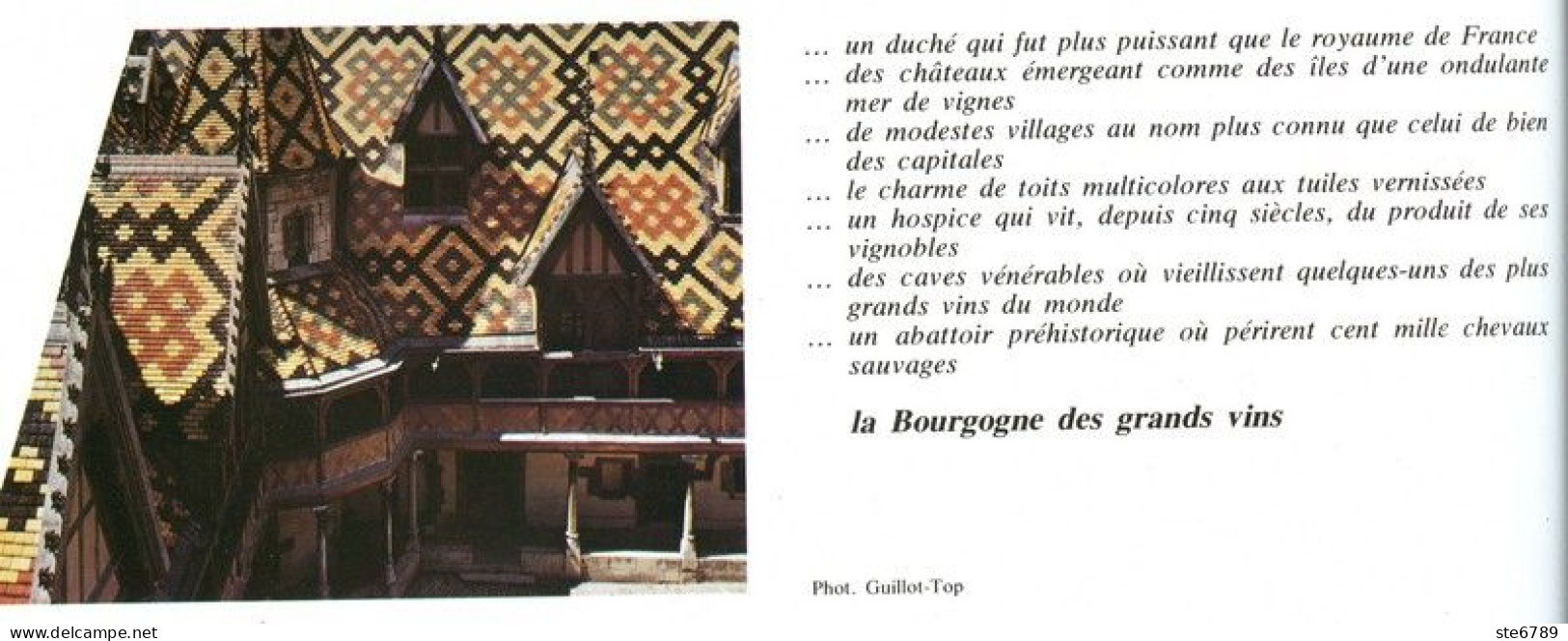 BOURGOGNE ROYAUME DES GRANDS VINS    Revue Photos 1980 BEAUTES DE LA FRANCE N° 33 - Géographie