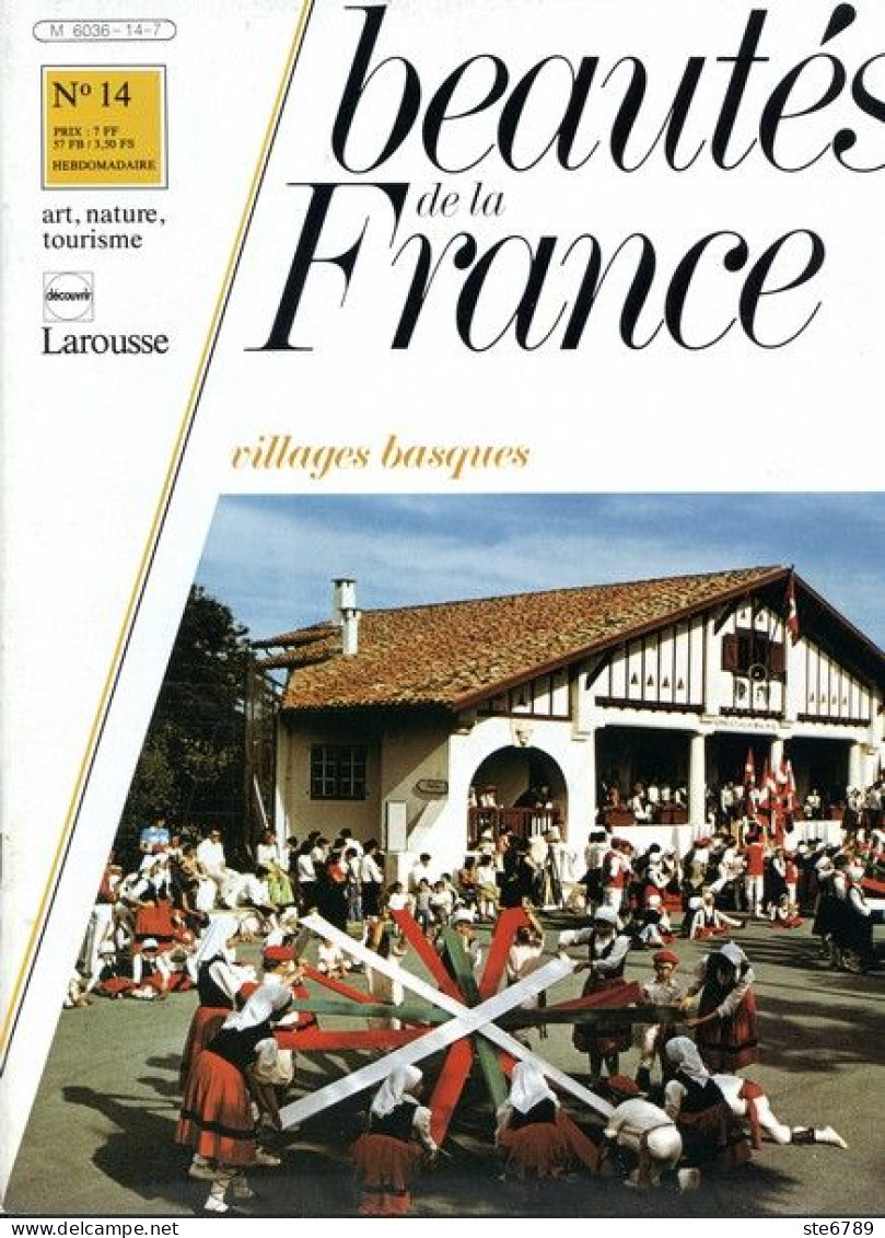 VILLAGES BASQUES    Revue Photos 1980 BEAUTES DE LA FRANCE N° 14 - Geografia