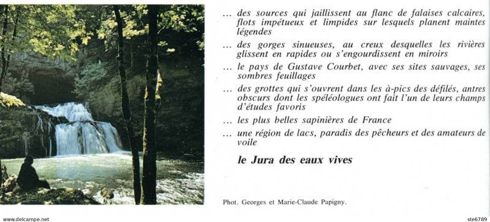 LE JURA DES EAUX VIVES    Revue Photos 1980 BEAUTES DE LA FRANCE N° 10 - Aardrijkskunde