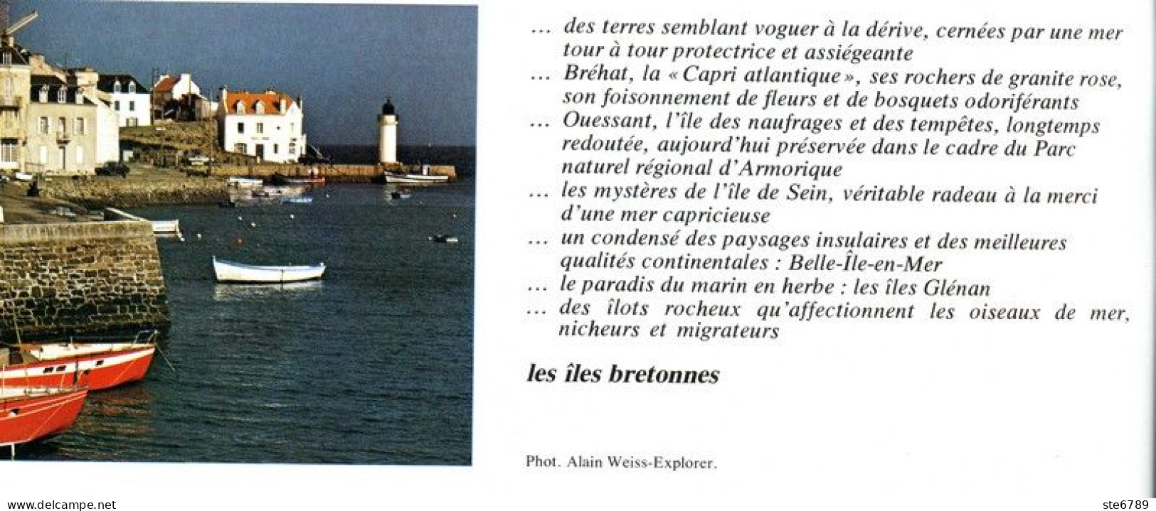 LES ILES BRETONNES Revue Photos 1980 BEAUTES DE LA FRANCE N° 9 BRETAGNE - Geografía