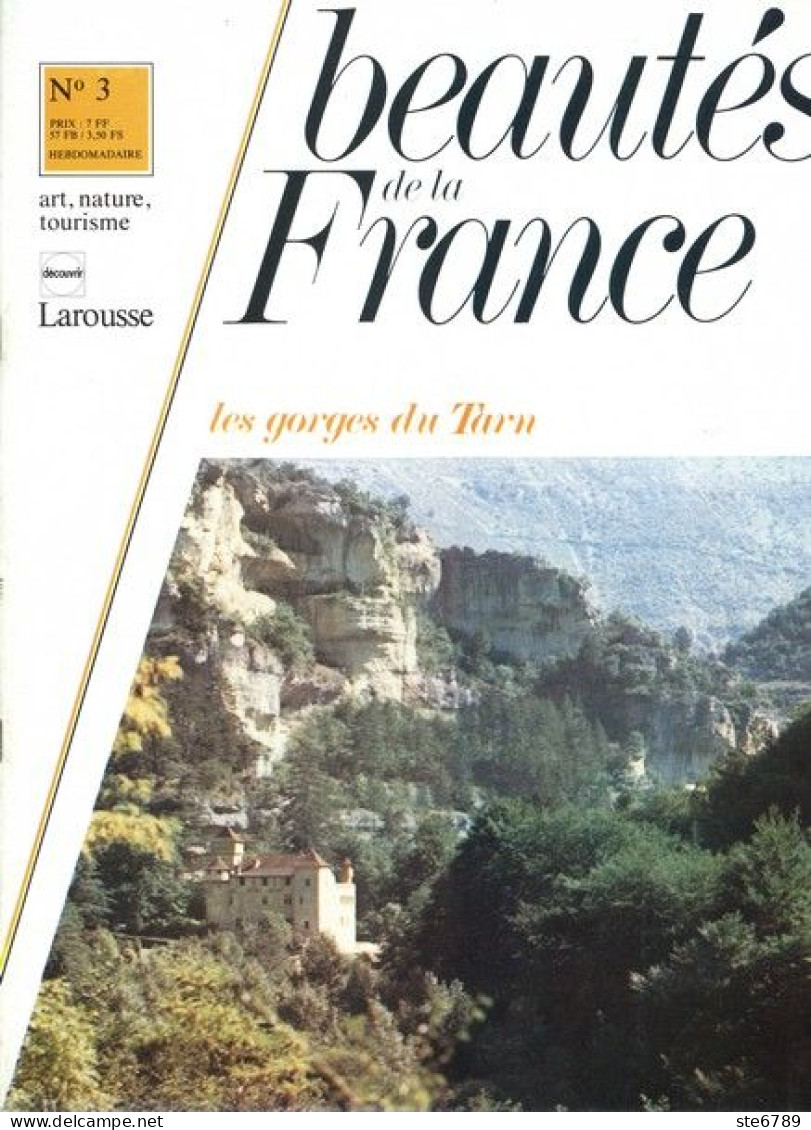 LES GORGES DU TARN   Revue Photos 1980 BEAUTES DE La FRANCE N° 3 - Geografia