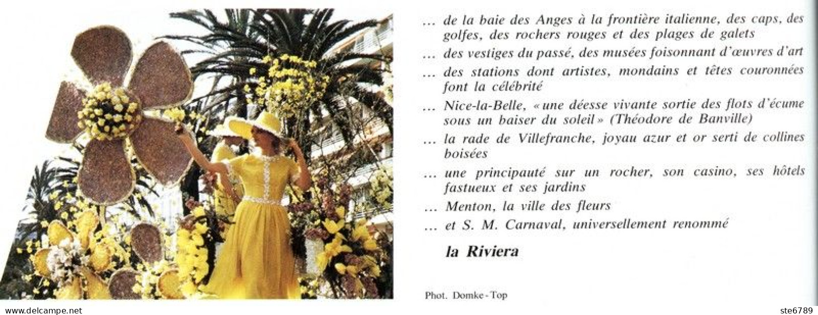 LA RIVIERA EMPIRE DU SOLEIL   Revue Photos 1981 BEAUTES DE LA FRANCE N° 46 - Géographie